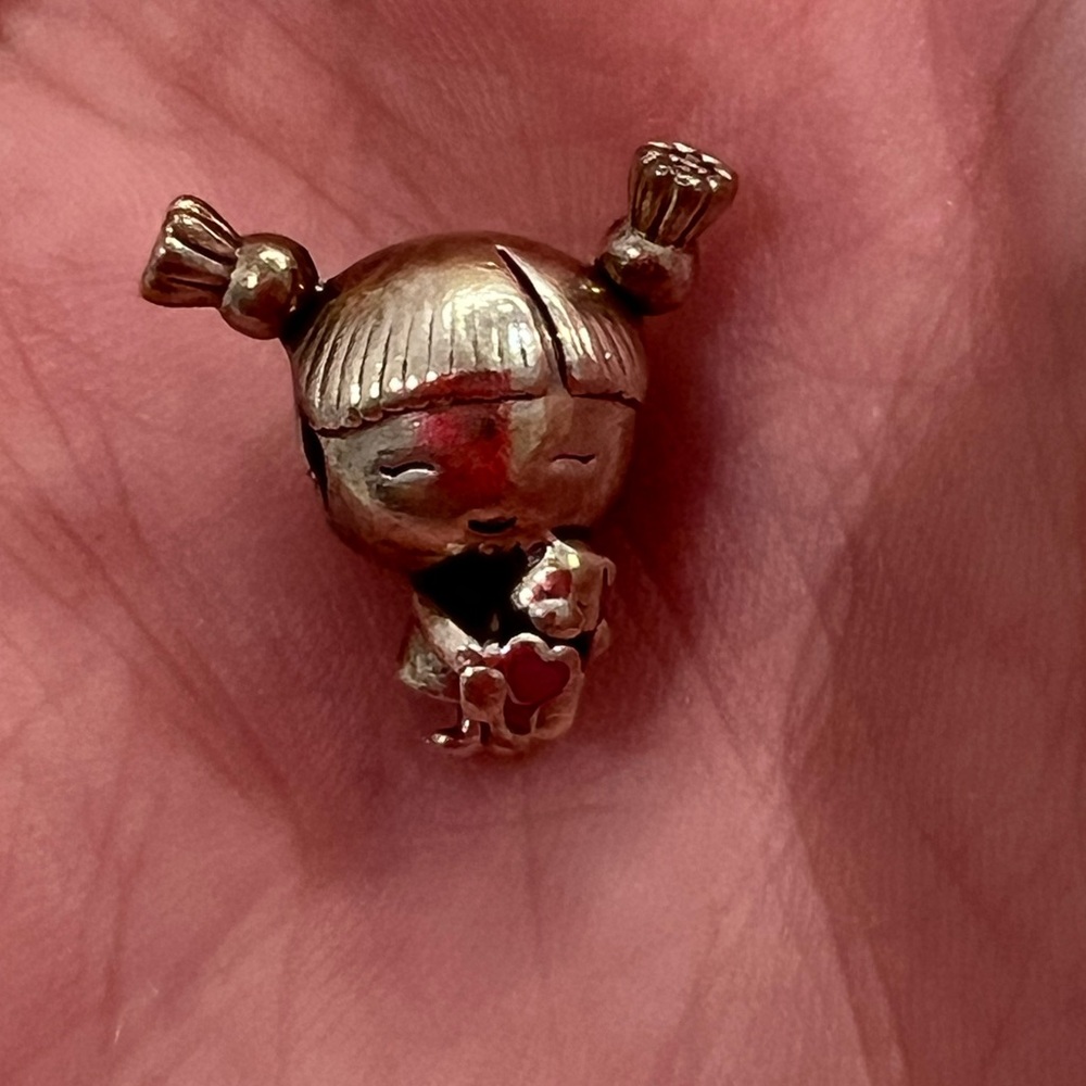 Pandora little girl charm